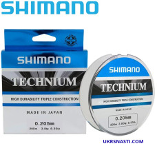 Леска монофильная Shimano Technium диаметр 0,285мм размотка 200м чёрная